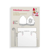 nikolaus, mitra, bischofsstab, mantel, mit schneidlinie, zum ausmalen, bastelbogen