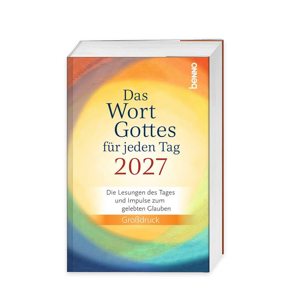 Buchcover von "Das Wort Gottes" mit bunten Farben im Großdruck