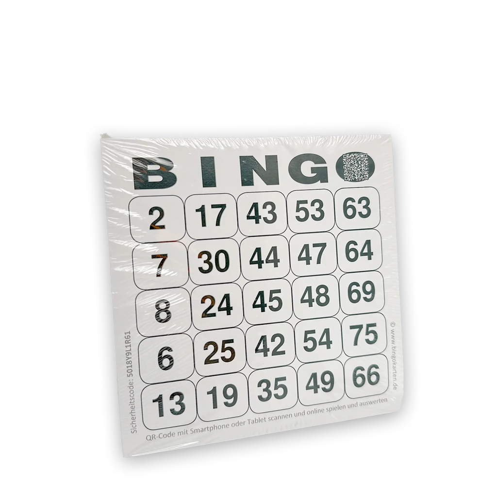 karte, extra große zahlen, bingo, spiel