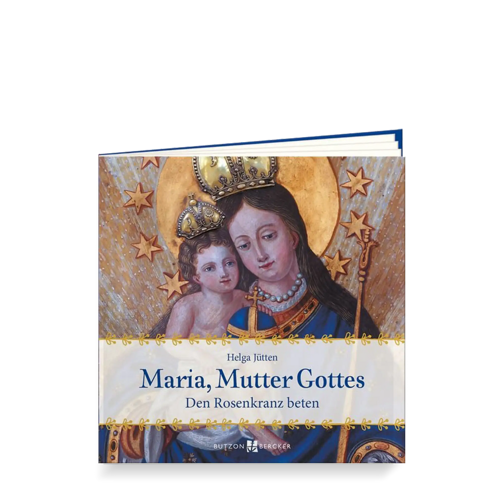 Maria, Mutter Gottes, mit Jesus auf dem Arm, Kronen auf dem Kopf, Sterne
