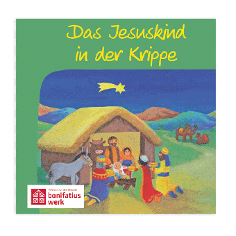 Mini-Bilderbuch: "Das Jesuskind in der Krippe" 