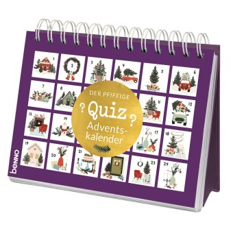 Kalender: Der pfiffige Quiz-Adventskalender 